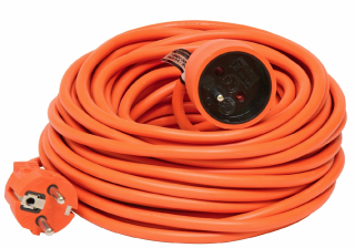 Predlžovací kábel - oranžový (10 m)