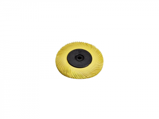 33215 BB-ZB radiálny štetinový kotúč, 8 radov lamiel, typ C, P80, 150 mm x 12,7 mm x 25,4 mm, žltý