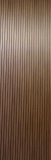 3D stenový panel ALTIN – MDF s PVC povrchom, 280x12x1,6 cm Farba: Orechová hnedá