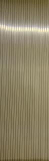 3D stenový panel ALTIN – MDF s PVC povrchom, 280x12x1,6 cm Farba: Svetlosivá
