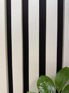 Akustický lamelový panel MDF-biele s hlbokými vertikálnymi drážkami a zamatovou textúrou -60x280 cm Colour: with Deep Vertical Grooves