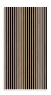 akustický panel z MDF-Walnut Oak MDF Furnier-2400x600x22mm