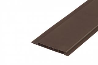 Cezar - PVC obklad ventilačný panel 10cm L = 3,00 m Hnedá Jednotná farba Farba: Hnedá, Materiál: PVC