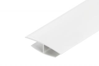 Doplnky k lamelovému panelu -  biela farba  M101 Farba: Biela, Príslušenstvo: Spojka k podlahovým lištám ( joint)