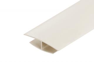Doplnky k lamelovému panelu -  Slonovinová M102 Farba: Krémová, Príslušenstvo: Spojka k podlahovým lištám ( joint)