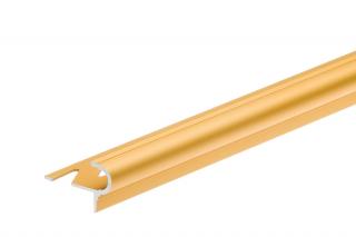 Hliníkový profil SEMI ROUND STAIR Dĺžka: 2.5 bm, Farba: zlatá