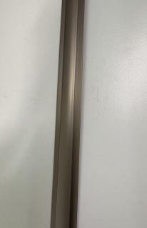 Hliníkový spojovací profil pre PVC panely (280 cm, štyri farby) Farba: šampanské