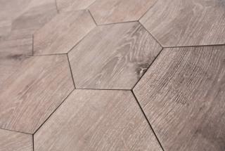 Keramická dlažba-20x24cm- YOSEMITE TAUPE Hexagon- matná- vzor rybia kosť - steny + podlaha - exteriér + interiér