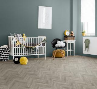 Laminátová podlaha-Java Light Grey-HRÚBKA 8mm- vzor rybia kosť-Vodeodolný