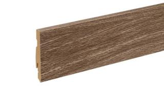 LAMINOVANÁ MDF SOKLOVÁ LIŠTA -V= 78 mm-Hnedá Farba: Hnedá, Príslušenstvo: podlahová lišta (skirting board)