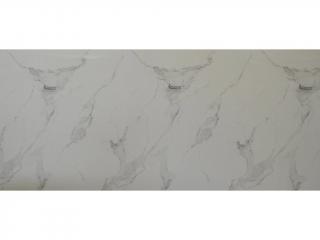 Mramorový nástenný panel z PVC - Biely mramor - 280 x 122 cm