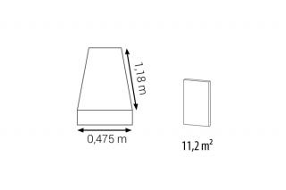 Podložka Cezar EXPERT RAPID MATT 3mm Hrúbka v mm: 3 mm, Rozmery: 475 x1180 mm