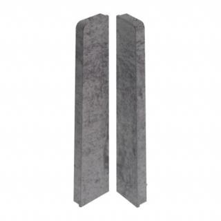 PRÍSLUŠENSTVO SOKLOVÝCH DOSKOV MASTERLINE PVC Farba: Greystone, Príslušenstvo: Pravé ukončenie (Right end )