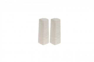 PRÍSLUŠENSTVO SOKLOVÝCH DOSKOV MASTERLINE PVC Farba: Hvide Sande, Príslušenstvo: Vonkajší roh ( corber ext )
