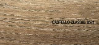 PVC soklová lišta 3D-DEC 50 mm x 10 mm x 2,4 m (UNYDECO) Rozmery: 50 x 10 x 2400mm, názov alebo kód: Castello Classic 8521