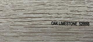 PVC soklová lišta 3D-DEC 50 mm x 10 mm x 2,4 m (UNYDECO) Rozmery: 50 x 10 x 2400mm, názov alebo kód: Oak Limestone 526666
