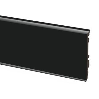 Soklová lišta pcv- Masterline Cezar-RAL 9005-čierna matná Rozmery: 13x80x2200  mm