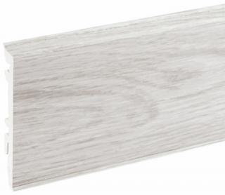 Soklová lišta pcv- Masterline Cezar+zodpovedajúce príslušenstvo Rozmery: 13x80x2200  mm, názov alebo kód: Marengo Mat