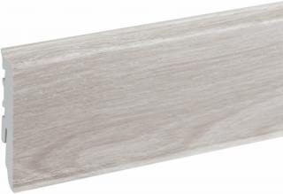 Soklová lišta pcv- Masterline Cezar+zodpovedajúce príslušenstvo Rozmery: 15x60x2200 mm, názov alebo kód: Hvide Sande