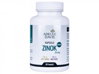 Adelle Davis -Zinok forte, 25 mg, 60 kapsúl