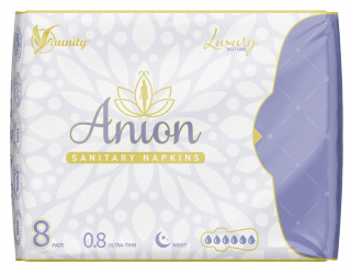 Aunity Luxury aniónové vložky Nočné 8ks