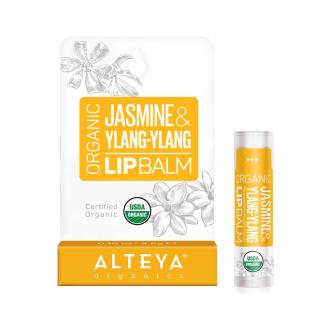Balzam na pery s jasmínom a Ylang-Ylang Alteya Organics 5 g ORGANIC