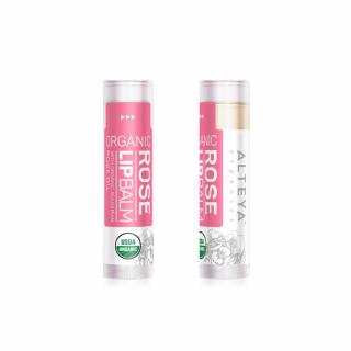Balzam na pery s ružovým olejom Alteya Organics 5 g ORGANIC