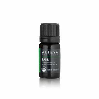 Bazalkový olej 100% Alteya Organics 5 ml antibakteriálny/antiseptický
