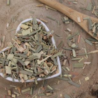 Citrónová tráva, Lemongrass - list narezaný - Cymbopogon citratus - Herba cymbopogoni 50 g