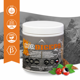 Corbiceps - prírodný nakopávač s Cordycepsom Hrotlife 350g