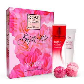 Darčekový Set - mydlo, ružový parfém, krém na ruky Rose of Bulgaria tekutá