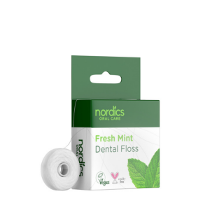 Dentálna niť Fresh Mint z kukuričného škrobu NORDICS 50 m ECO