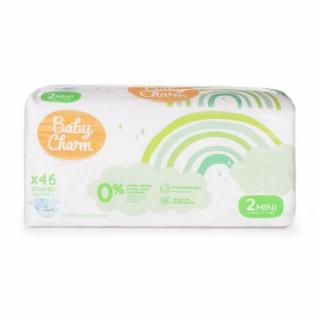 Detské plienky Super Dry Flex Mini 3-6 kg  BabyCharm 46ks deti