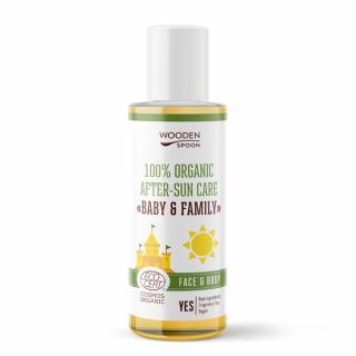 Detský organický olej po opaľovaní Baby & Family Wooden Spoon 100ml ECO