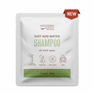 Eko šampón na vlasy "Just add water!" Wooden Spoon 25g normálne