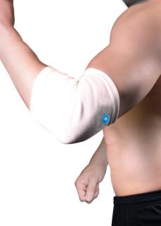 Elastická bandáž lakťa - biela Balenie: L: 27 cm - 31,5 cm