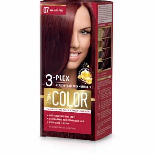 Farba na vlasy - mahagón č.07  Aroma Color červená