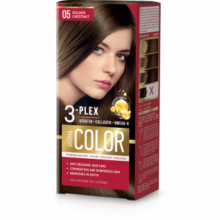 Farba na vlasy - zlatý gaštan č. 05 Aroma Color hnedá