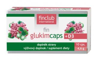 Finclub Glukimcaps+D3 10 kapsúl – Beta-glukány získané z kvasníc pre funkciu imunitného systému