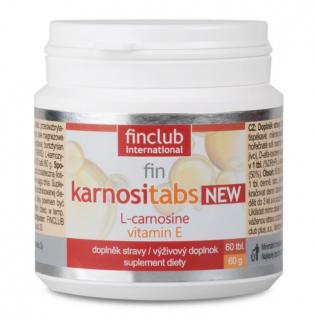 Finclub Karnositabs NEW 60 tabliet – Inovovaný - zdroj karnozínu, obohatený o prírodný vitamín e
