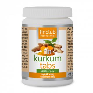 Finclub Kurkumtabs 40 tabliet – Podporte trávenie, zdravie pečene a kĺbov s fin kurkumtabs obsahujúcimi patentovaný kurkumový extrakt meriva® s 30x…