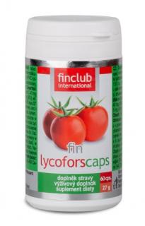 Finclub Lycoforscaps NEW 60 kapsúl – lykopéno z paradajok, vitamínmi c a d3 a zinkom podporuje zdravie prostaty, imunitu, pokožku a kosti