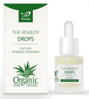 Finclub The Remedy DROPS koncentrovaný olej 15 ml – intenzívne ošetrenie pleti mastnej či postihnutej nečistotami.