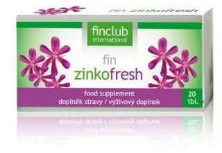 Finclub Zinkofresh 20 tabliet – Tablety na cmúľanie - starostlivosť o imunitu
