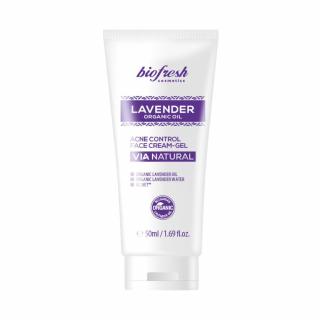 Gél na tvár proti akné s organickým levanduľovým olejom Lavender 50ml tekutá