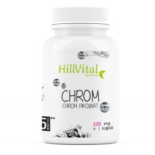 Hillvital Chróm 100 kapsúl - Regulácia cukru v krvi