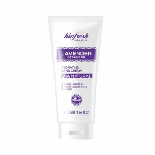 Hydratačný krém na ruky s organickým levanduľovým olejom Lavender 50ml krém