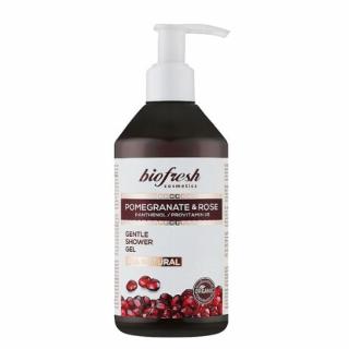 Jemný sprchový gél s panthenolom a B5 Pomegranate & Rose 250ml tekutá