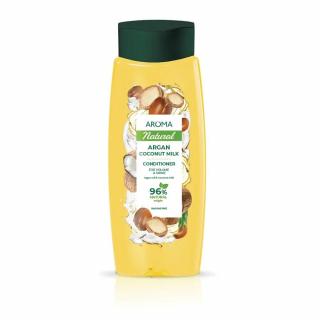 Kondicionér na objem a lesk vlasov Argán a kokosové mlieko Aroma 400 ml zväčšenie objemu vlasov