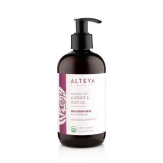 Masážny telový olej omladzujúci z ruže Alteya Organics 250 ml ORGANIC